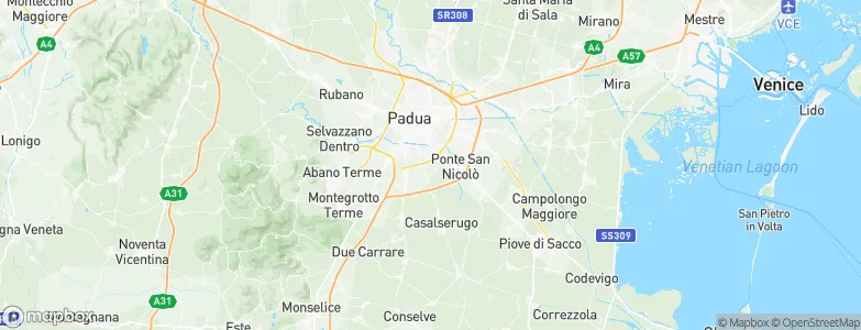 Volta Barozzo, Italy Map