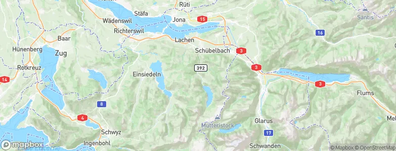 Vorderthal, Switzerland Map