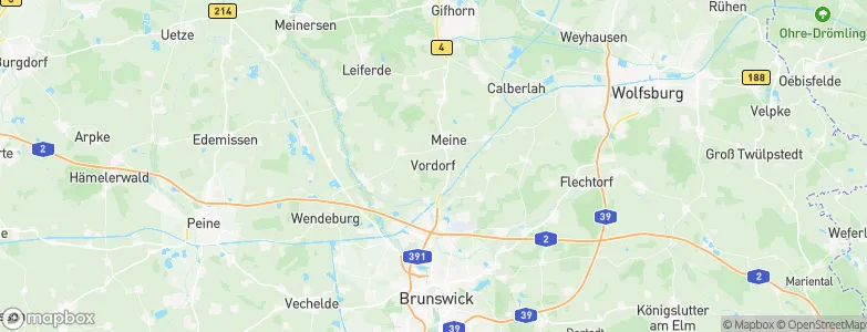 Vordorf, Germany Map