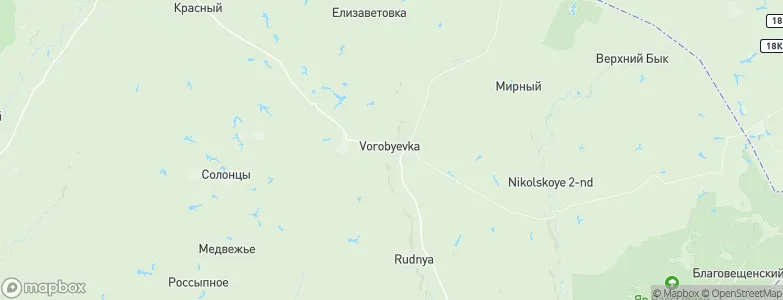 Vorob'yëvka, Russia Map