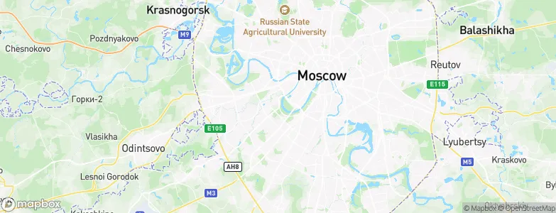 Vorob’yovo, Russia Map