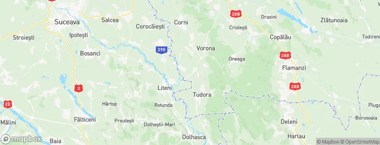 Vorona Teodoru, Romania Map