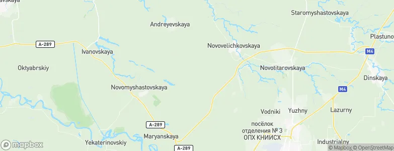Vorontsovskaya, Russia Map