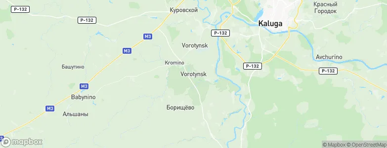 Vorotynsk, Russia Map