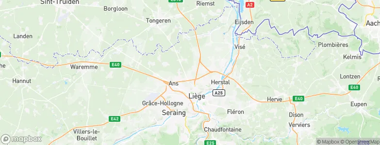 Voroux-lez-Liers, Belgium Map