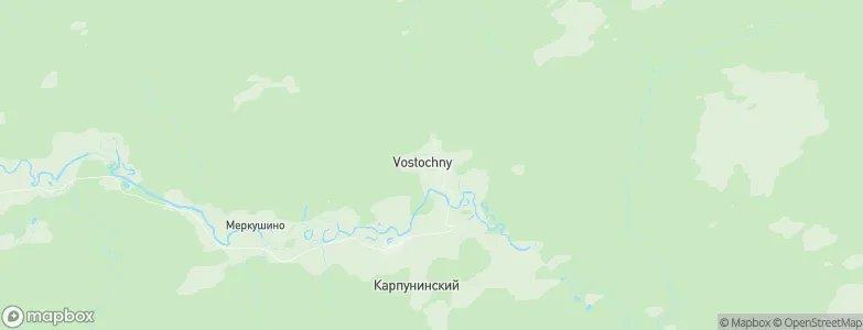 Vostochnyy, Russia Map
