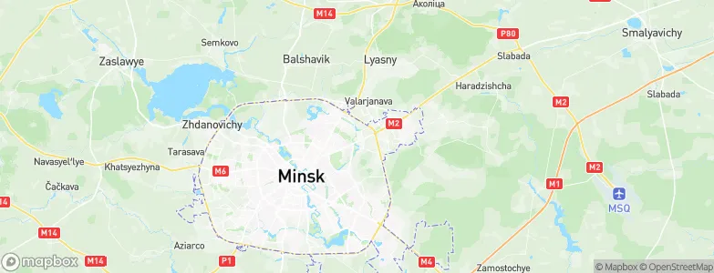 Vostok, Belarus Map