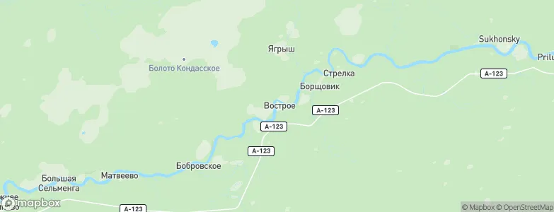 Vostroye, Russia Map