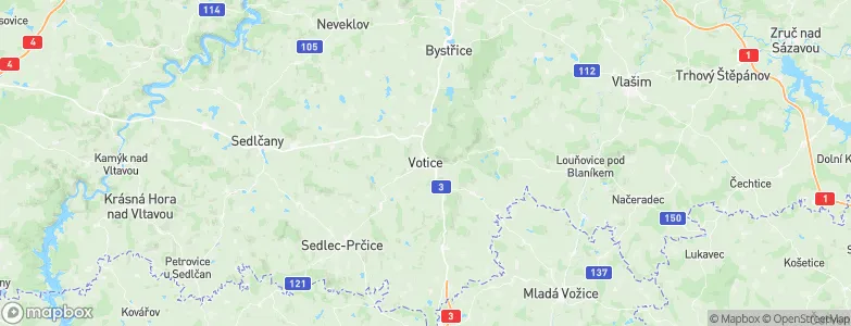 Votice, Czechia Map