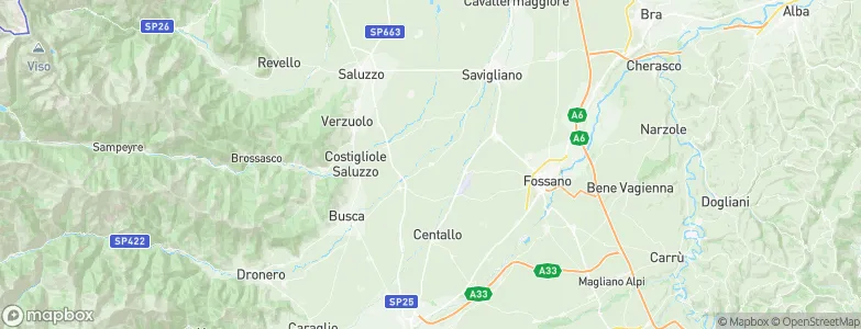 Vottignasco, Italy Map