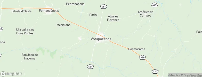 Votuporanga, Brazil Map