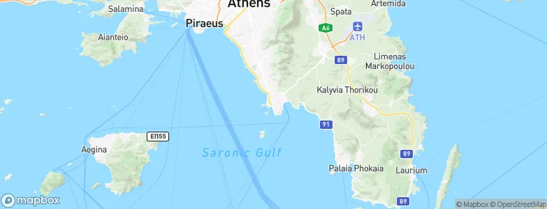 Vouliagméni, Greece Map