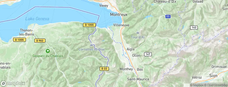 Vouvry, Switzerland Map