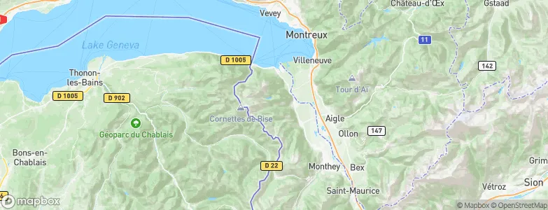 Vouvry, Switzerland Map