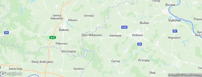 Vođinci, Croatia Map