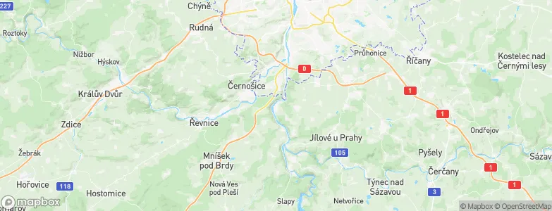 Vrané nad Vltavou, Czechia Map