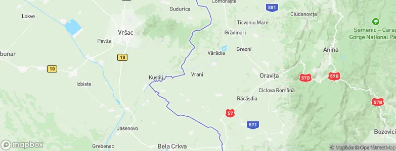 Vrani, Romania Map