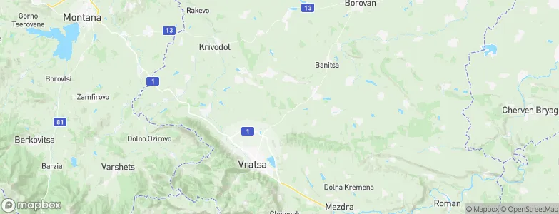 Vratsa, Bulgaria Map