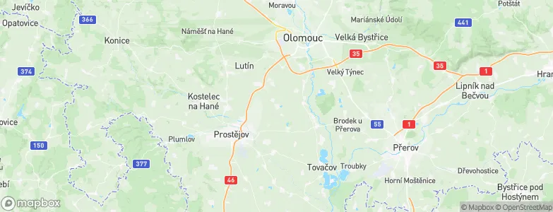 Vrbátky, Czechia Map