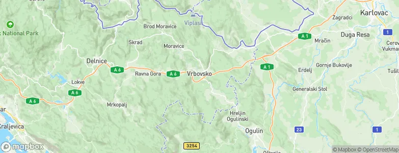 Vrbovsko, Croatia Map