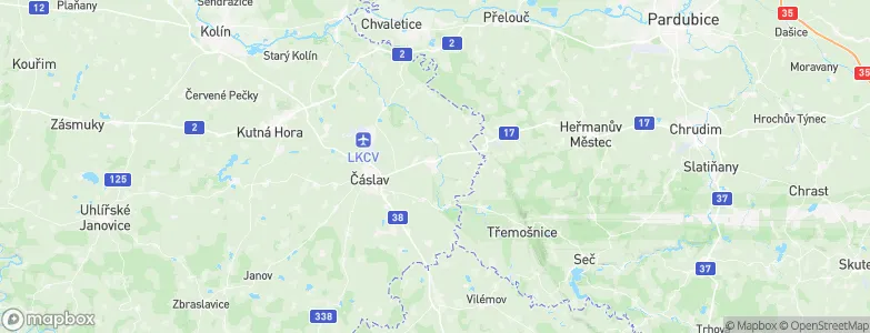Vrdy, Czechia Map