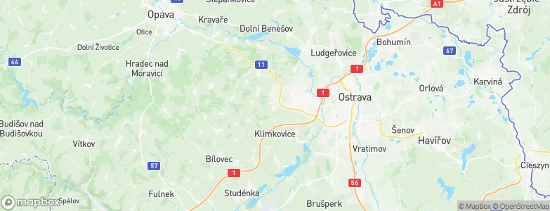 Vřesina, Czechia Map
