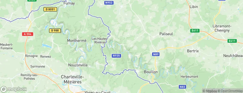 Vresse-sur-Semois, Belgium Map