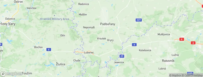 Vroutek, Czechia Map
