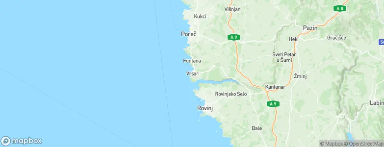 Vrsar, Croatia Map