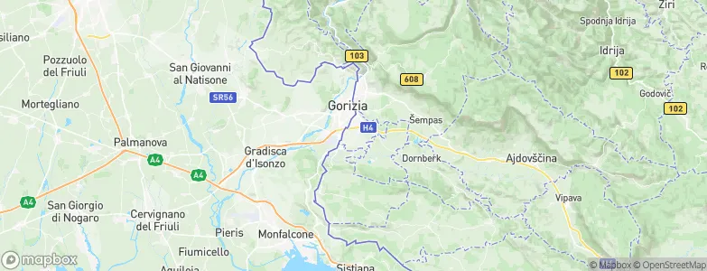 Vrtojba, Slovenia Map