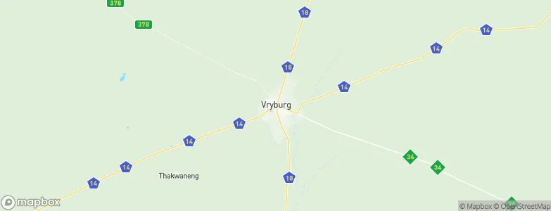 Vryburg, South Africa Map