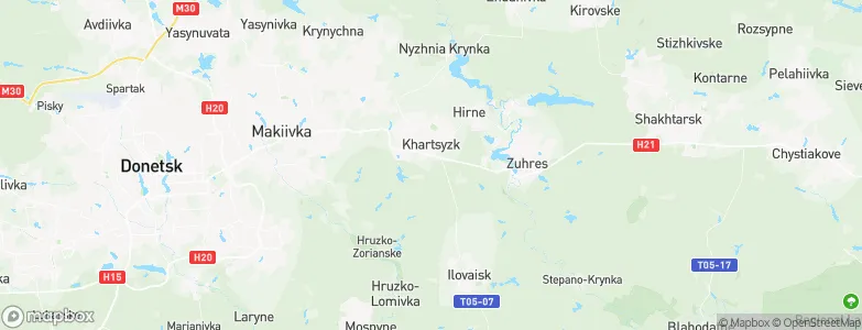 Vuhlyar, Ukraine Map