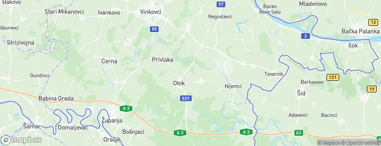 Vukovar-Sirmium, Croatia Map