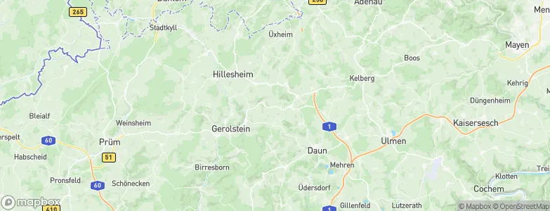 Vulkaneifel, Germany Map