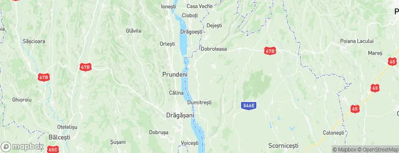 Vultureşti, Romania Map