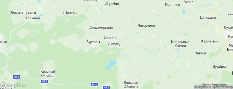 Vurnary, Russia Map
