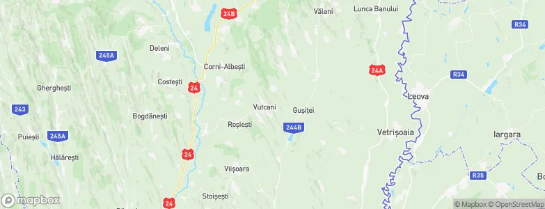 Vutcani, Romania Map