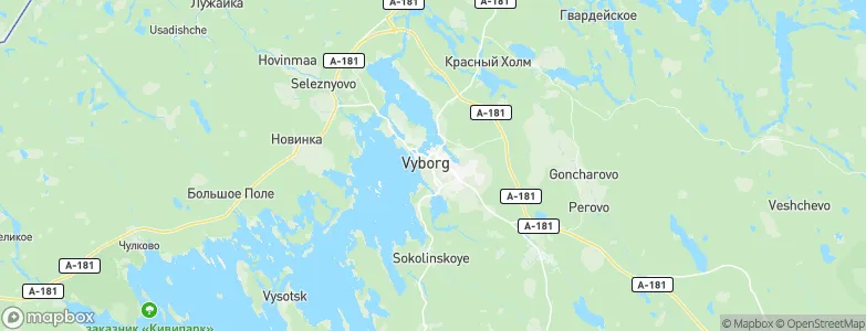 Vyborg, Russia Map