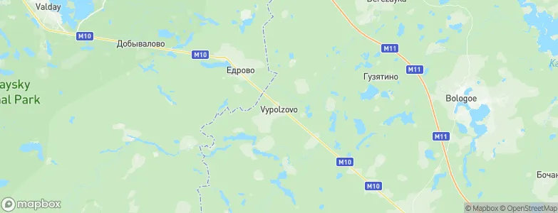 Vypolzovo, Russia Map