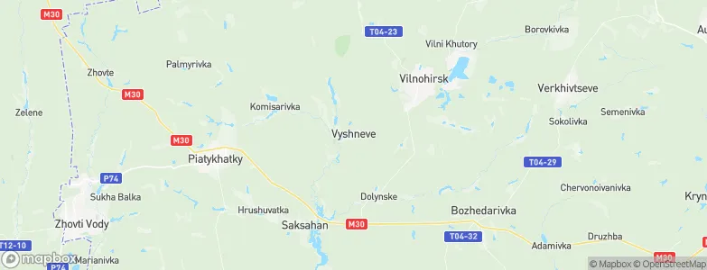 Vyshneve, Ukraine Map