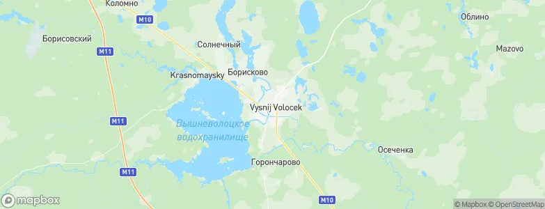 Vyshniy Volochëk, Russia Map