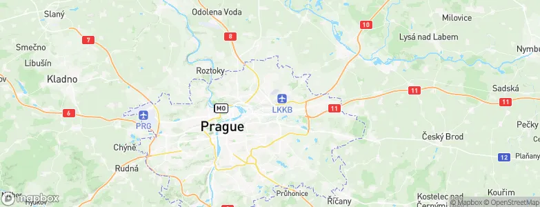 Vysočany, Czechia Map
