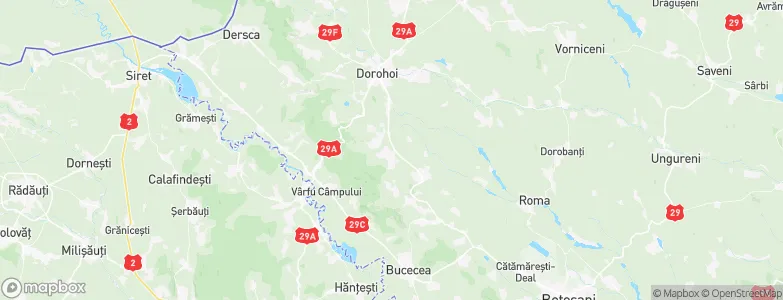 Văculeşti, Romania Map