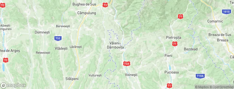 Văleni-Dâmbovița, Romania Map