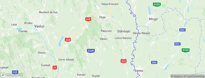 Văleni, Romania Map