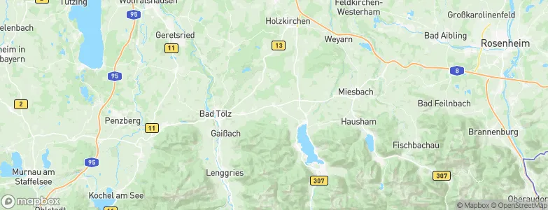 Waakirchen, Germany Map