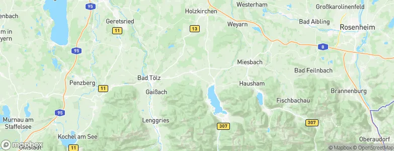 Waakirchen, Germany Map