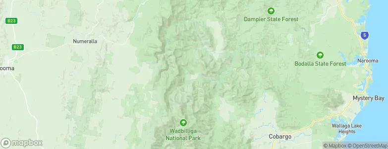 Wadbilliga, Australia Map