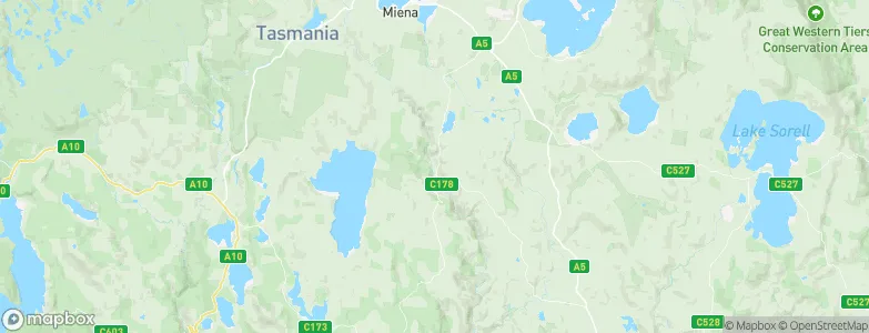 Waddamana, Australia Map