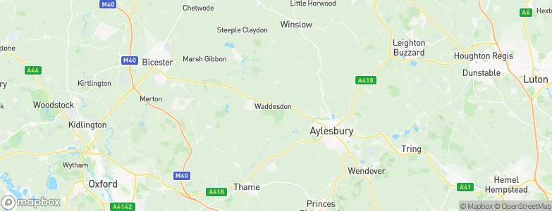 Waddesdon, United Kingdom Map